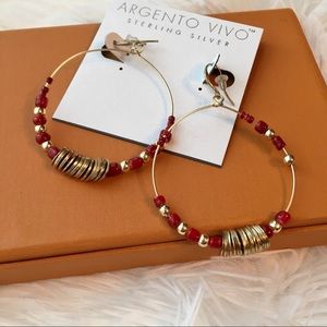 Argento Vivo Hoop Earrings